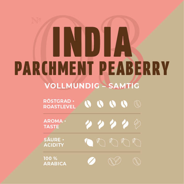 Minges India Parchment Peaberry Washed (offene Ware)