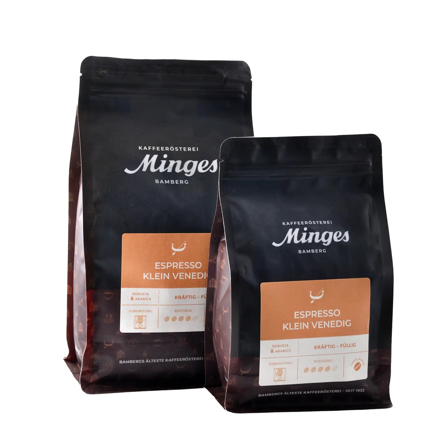 Minges Espresso Klein Venedig (ganze Bohne)