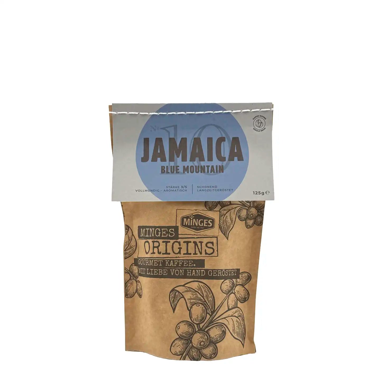 Minges Origins Jamaica Blue Mountain (ganze Bohne, 125 g)