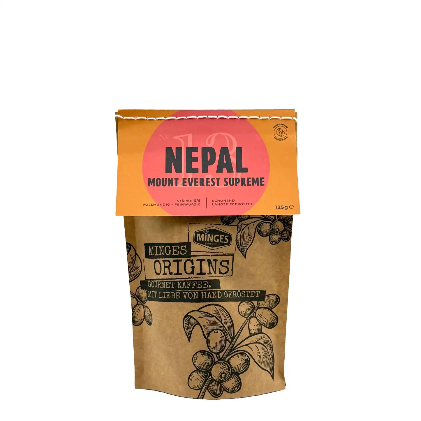 Minges Origins Nepal Mount Everest Supreme (ganze Bohne, 125 g)