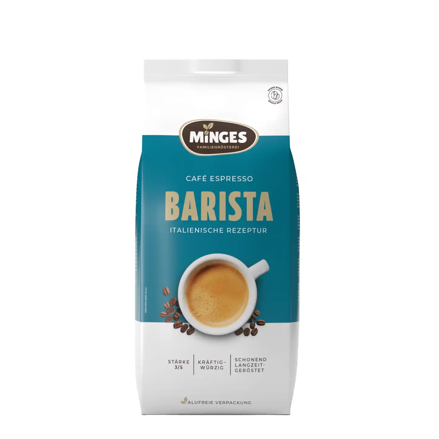 Minges Café Espresso Barista (ganze Bohne, 1000 g)