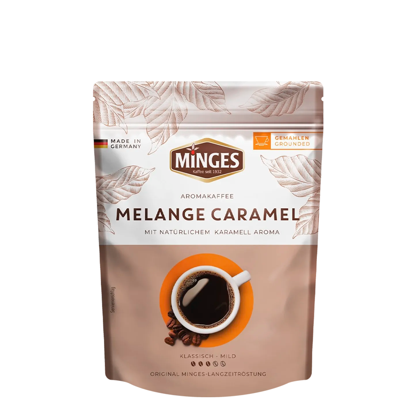 Minges Aromakaffee Caramel (gemahlen, 250 g)