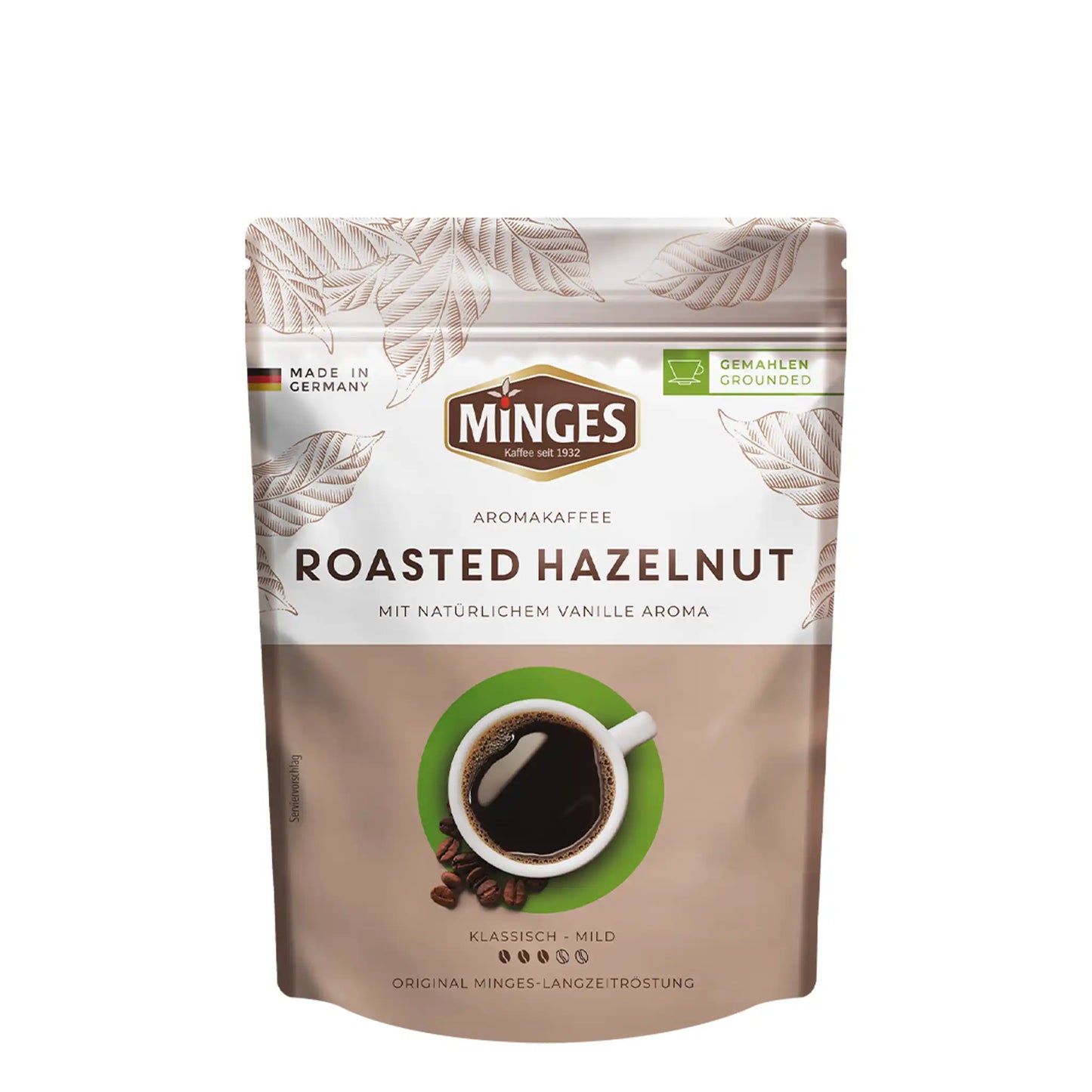 Minges Aromakaffee Roasted Hazelnut (gemahlen, 250 g)