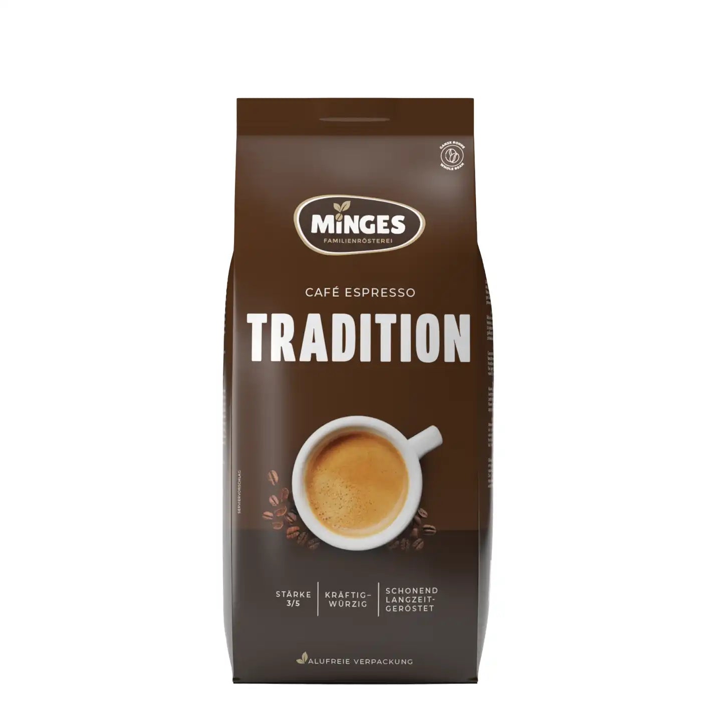 Minges Café Espresso Tradition (ganze Bohne, 1000 g)
