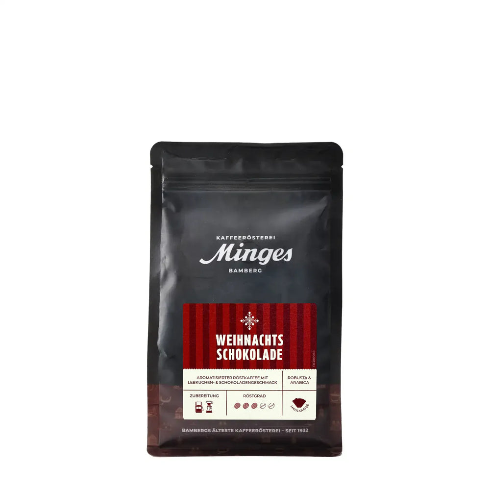 Minges Aromakaffee Weihnachtsschokolade (gemahlen, 250 g)