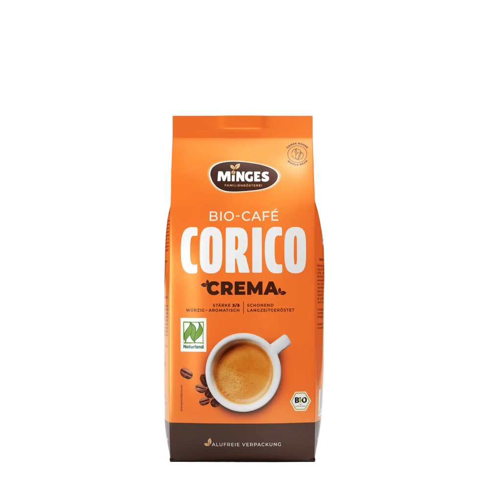 Minges Corico Crema (Bio-Naturland) (ganze Bohne, 500 g)