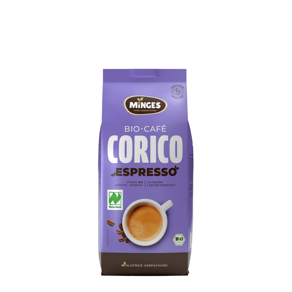 Minges Corico Espresso (Bio-Naturland) (ganze Bohne, 500 g)
