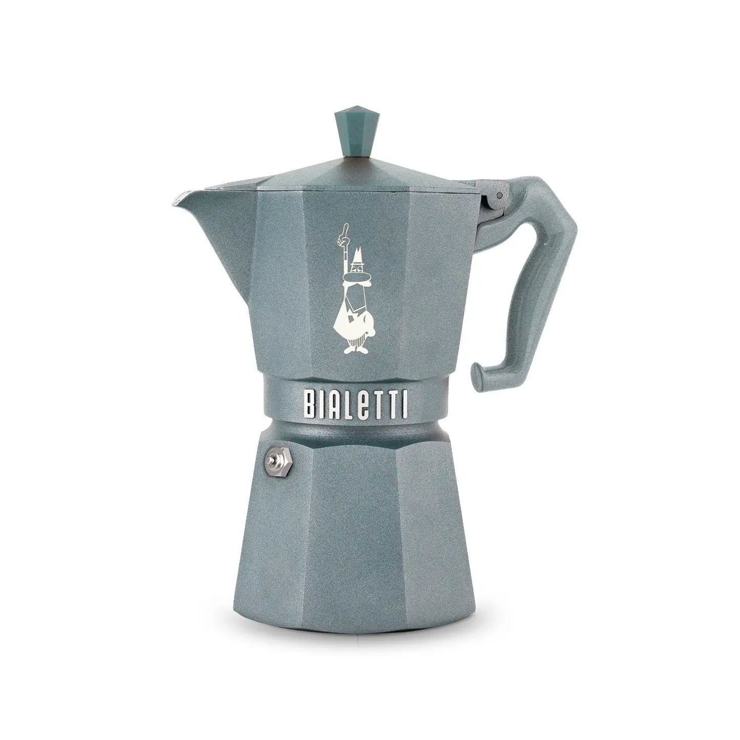 Bialetti Exclusive Moka Induktion, Espressokocher grau (6 Tassen, 270 ml)